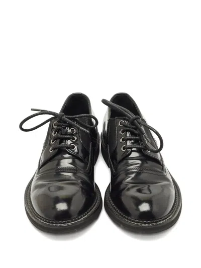 Pre-owned Dolce & Gabbana Lace-up Derby Shoes In Black