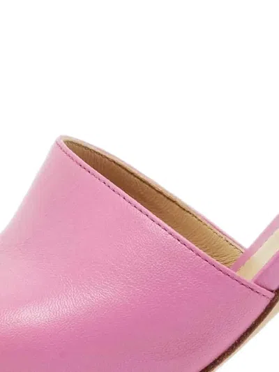 Pre-owned Bottega Veneta 90mm Stretch Sandals In Pink