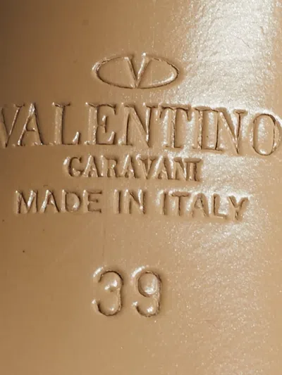 Pre-owned Valentino Garavani Rockstud Double-strap Sandals In Black