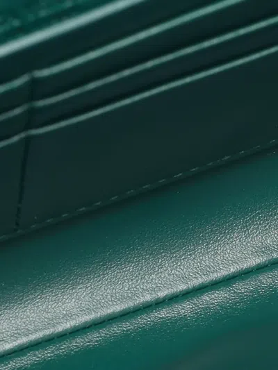 Pre-owned Bottega Veneta Medium Andiamo Intrecciato Leather Tote Bag In Green