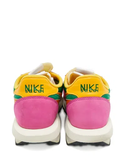 Pre-owned Sacai Lace-up Sneakers In Green