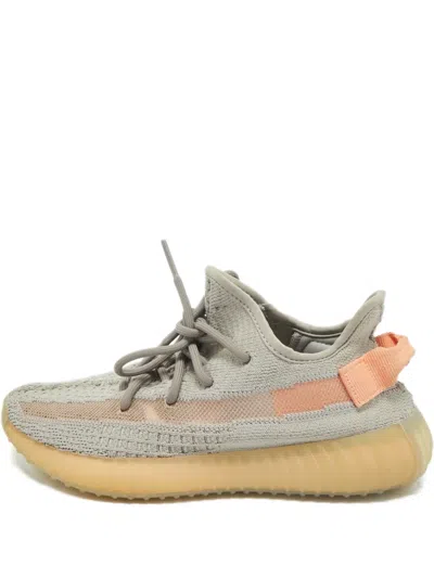 Pre-owned Adidas Originals Boost 350 V2 True Form Lace-up Sneakers In Gray