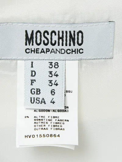 Moschino Cheap & Chic 2024 Striped Cotton Skirt In Multi