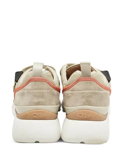 Pre-owned Chloé Sonnie Sneakers In Neutral