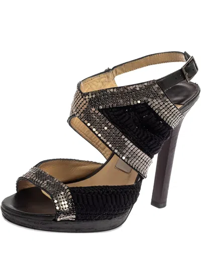 Pre-owned Jimmy Choo 386630 Black