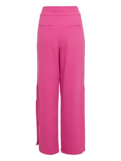 Pre-owned Alice And Olivia Concealed-fastening Trousers In Pink