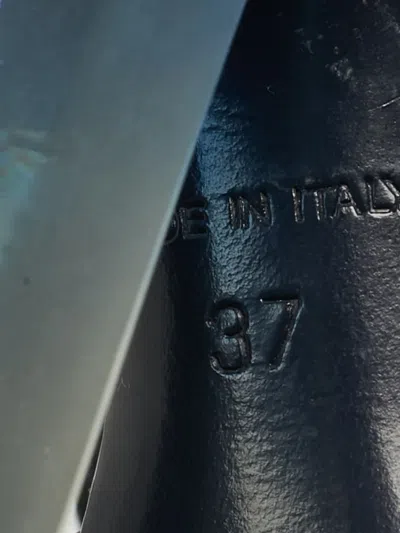 Pre-owned Dior Leather Sandals In Blue