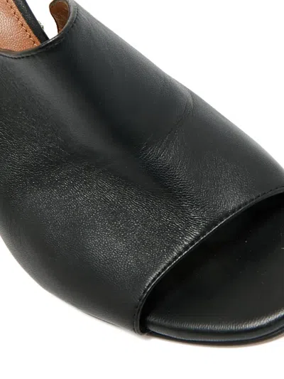 Pre-owned Paris Texas Leather Sandal In Black