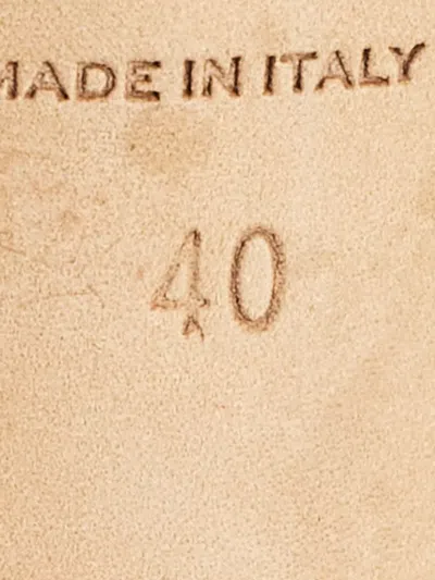 Pre-owned Sergio Rossi Vintage 75mm Godiva Pumps In Neutral