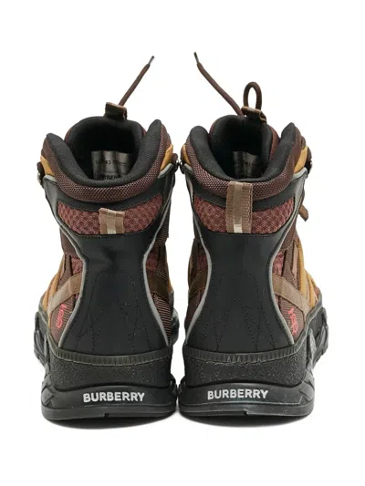 Pre-owned Burberry Union Boots In Neutral