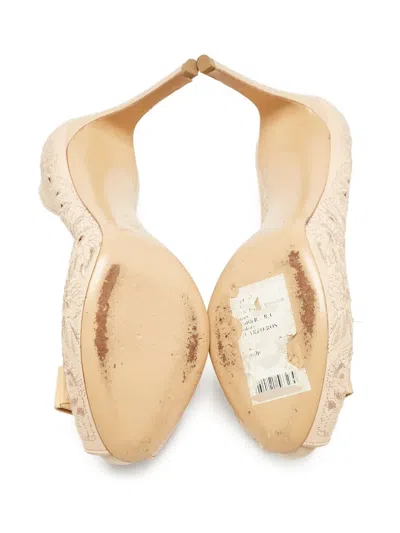 Pre-owned Ferragamo 1155668 Orange In Neutral