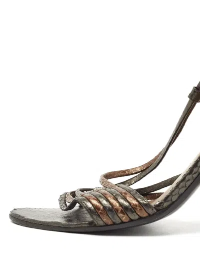 Pre-owned Bottega Veneta 1153126 Metallic In Gray