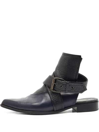 Pre-owned Alexander Mcqueen Grace Boots In Black