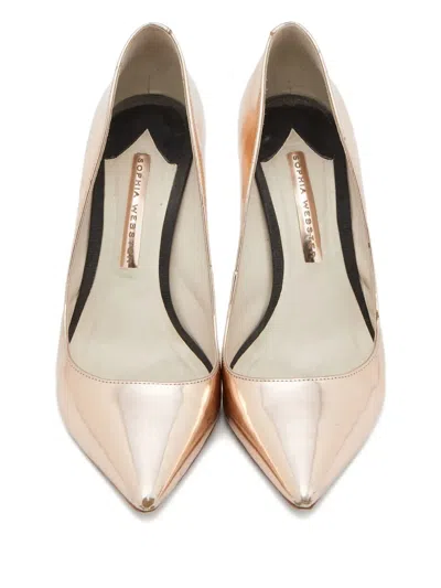 Pre-owned Sophia Webster 813743 Metallic In Pink