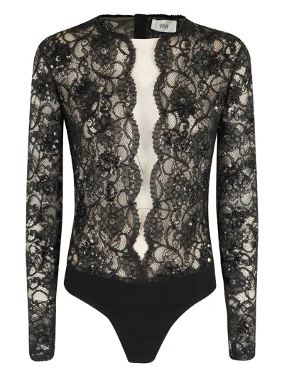 亮片蕾丝连体衣