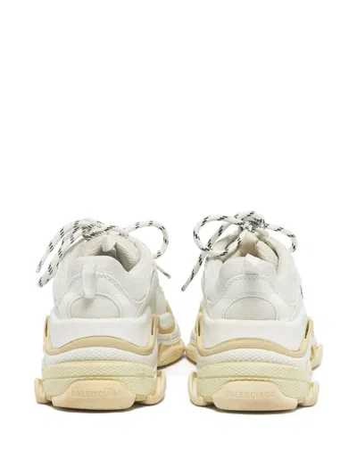 Pre-owned Balenciaga Triple S Lace-up Sneakers In Neutral