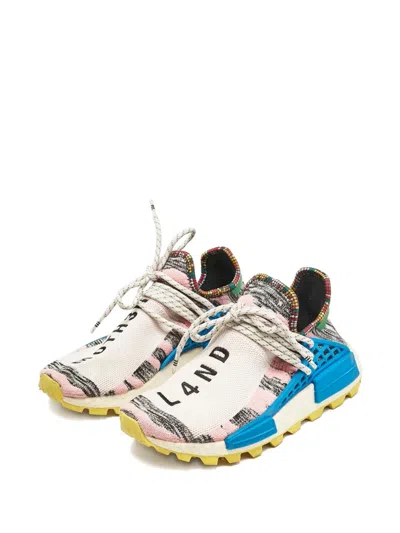 Pre-owned Adidas Originals X Pharrell Williams X Nmd Human Solar Pack Mother Sneakers In White