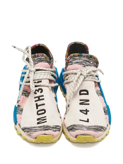 Pre-owned Adidas Originals X Pharrell Williams X Nmd Human Solar Pack Mother Sneakers In White