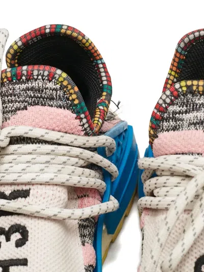 Pre-owned Adidas Originals X Pharrell Williams X Nmd Human Solar Pack Mother Sneakers In White