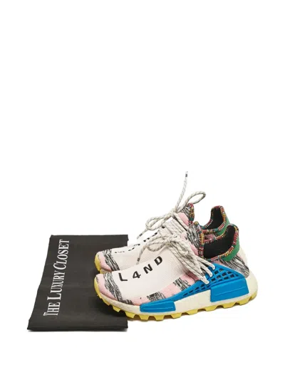 Pre-owned Adidas Originals X Pharrell Williams X Nmd Human Solar Pack Mother Sneakers In White
