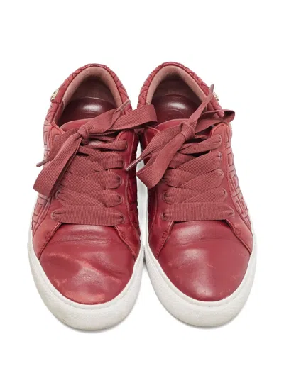 Pre-owned Tory Burch 2024 Marion Sneakers In Red