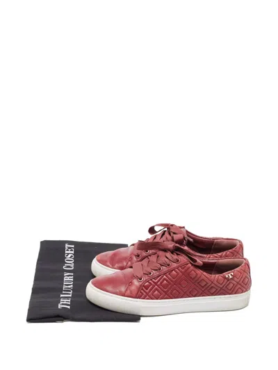 Pre-owned Tory Burch 2024 Marion Sneakers In Red