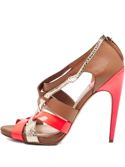 Pre-owned Dior 1128889 Multicolor In Brown