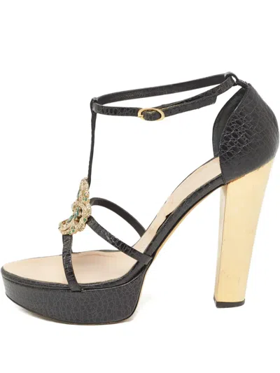 Pre-owned Giuseppe Zanotti Vintage 918253 Black
