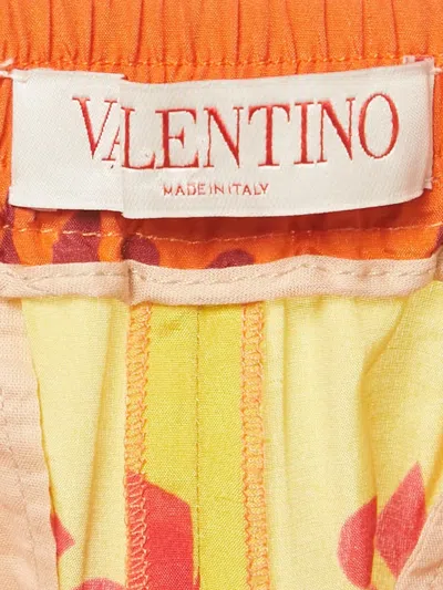 Pre-owned Valentino Drawstring Shorts In Red