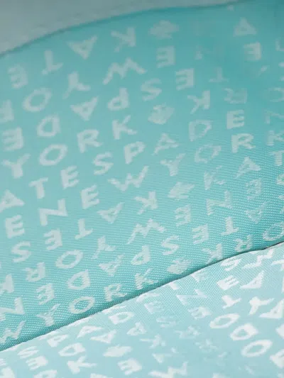 Pre-owned Kate Spade Newburry Lane Talla Leather Wallet In Blue