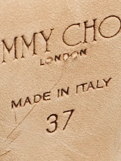 Pre-owned Jimmy Choo Kix Patent-leather Boots In Black