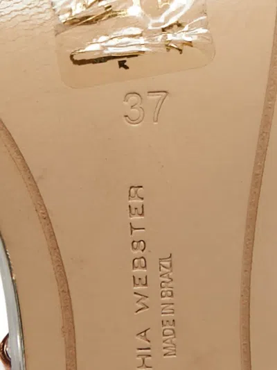 Pre-owned Sophia Webster Crystal-embellished Heeled Sandals In White