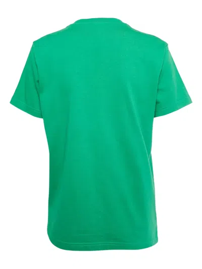 Pre-owned Kenzo Lion-embroidered T-shirt In Green