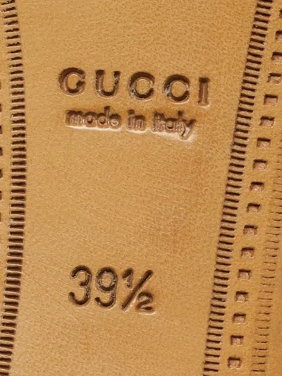 Pre-owned Gucci Jordaan Suede Loafers In Pink