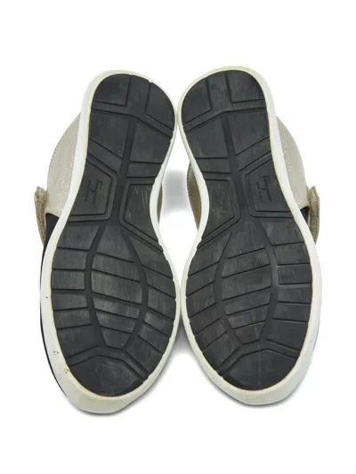 Pre-owned Ferragamo Low-tops Sneakers In Black
