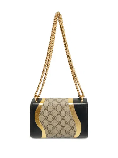 Pre-owned Gucci Canvas Shoulder Bag In Black