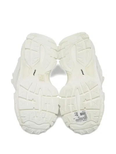 Pre-owned Off-white Glove Perforated Leather Sneakers In White