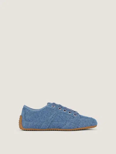 Givenchy Slim Sneakers In Denim In Multi