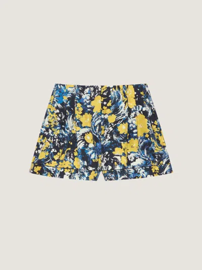 Givenchy Shorts In Viscose With Floral Print In Multi