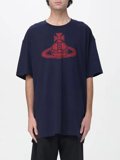Vivienne Westwood Oversized Crewneck T-shirt In Blue