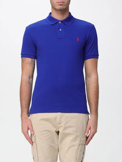 Polo Ralph Lauren Polo Shirt  Men Color Blue 1 In Blue