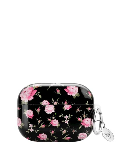 Wildflower Black And Pink Floral Airpods