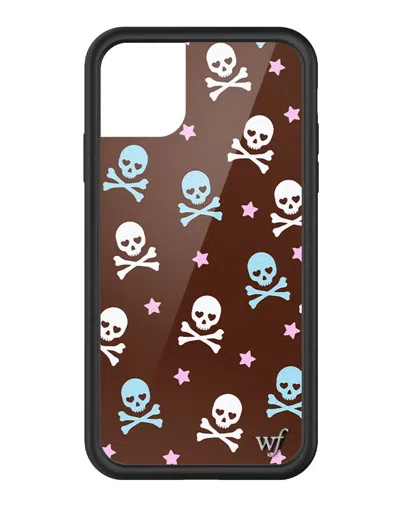 Wildflower Cross Bones Iphone Case In Brown