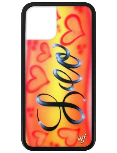 Wildflower Leo Airbrush Iphone Case
