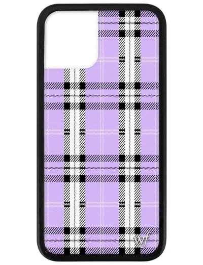 Wildflower Plaid Lavender Iphone Case