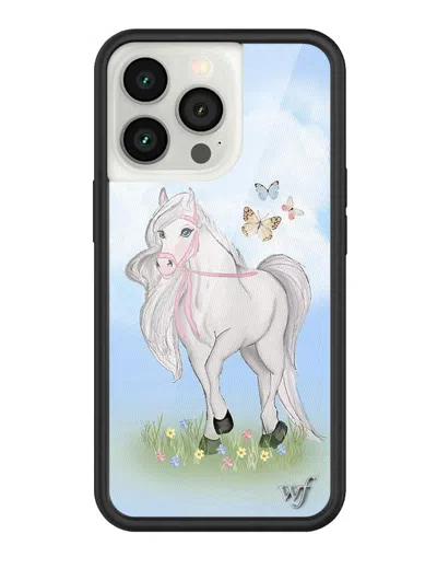 Wildflower Precious Pony Iphone Case In Blue