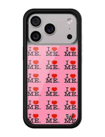 Wildflower I Heart Me Pink Iphone Case