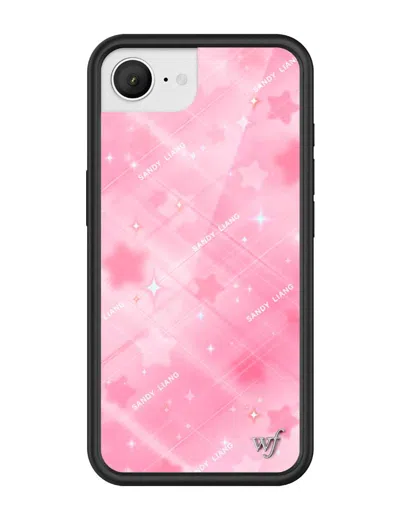 Wildflower Sandy Liang - Starry Plaid Iphone Case In Pink