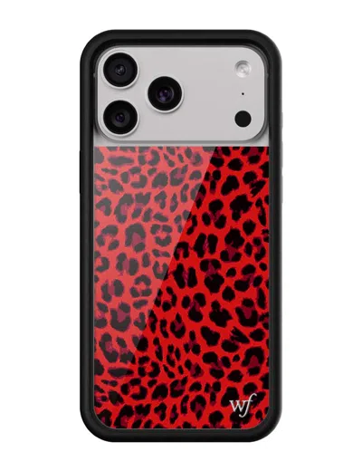Wildflower Meow Red Iphone Case