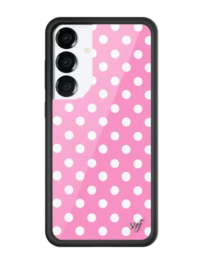 Wildflower Polka Dot Pink And White Samsung Galaxy Case